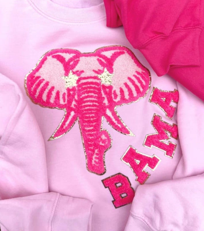 "Bama" Pink Sweatshirt