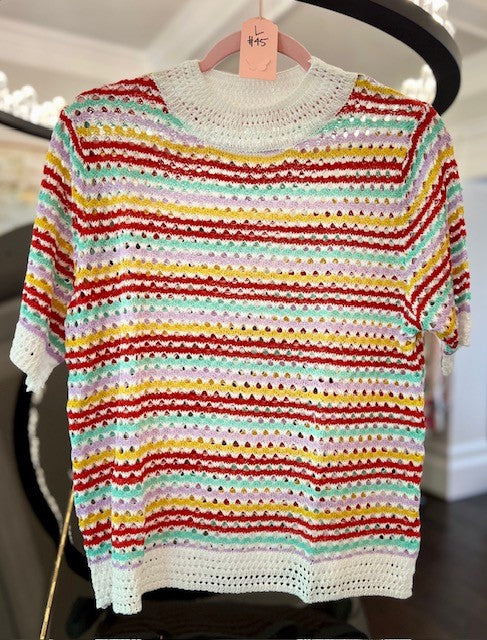 Multicolor Knit Top